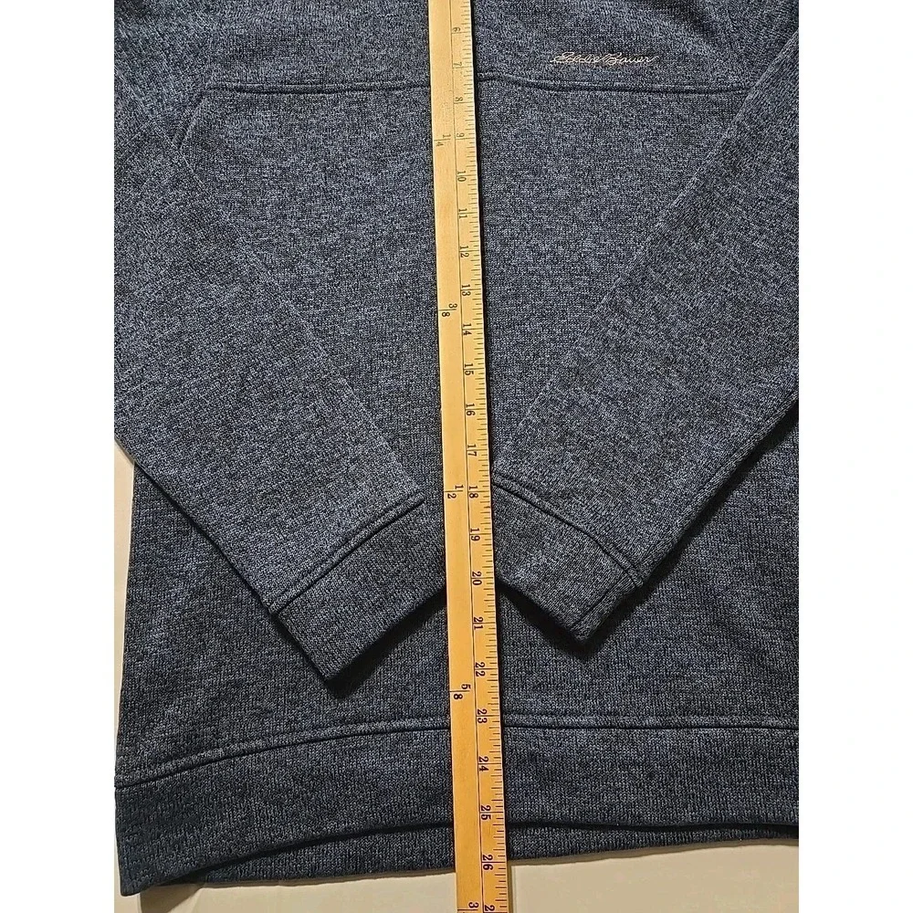 Eddie Bauer Radiator Mens Small Blue Fleece Knit Pullover Sweater Outdoor Preppy
